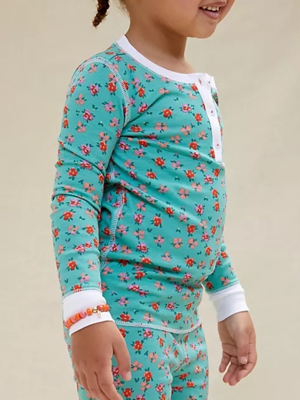 Roller Rabbit Blooms Kids Pajama top Long sleeve floral 24 months